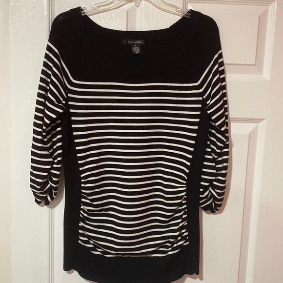 89th & Madison Tops - 89th & Madison XL striped knit blouse.  Great condition.Black/white